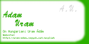 adam uram business card